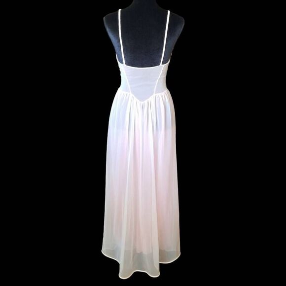 Schiaparelli Vintage Puff Sleeve Peignoir Gown Set - Picture 8 of 16